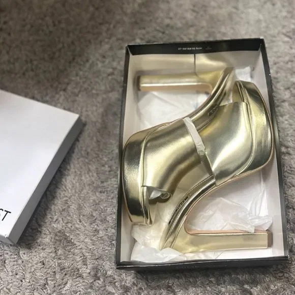 NINE WEST Women's Wilia Platform Slide Sandals SZ 10M: NEW IN BOX - Picture 7 of 9